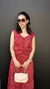 Conjunto Camilla de Suede Bordado Vermelho en internet