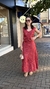 Conjunto Camilla de Suede Bordado Vermelho - Thaday closet