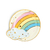 PLATO CARTON ARCO IRIS STAMPING