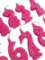 VELA NUMERO CON GIBRE ROSA - comprar online