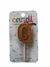 VELA NUMERO PINCHE CON GIBRE DORADA - comprar online