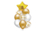 SET GLOBO PREMIUM ESTRELLA DORADO - comprar online