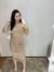 Vestido Manga Nula – Nude, Marsala e Telha - Closet Sthefany Costa