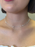 Choker Cristais 45CM