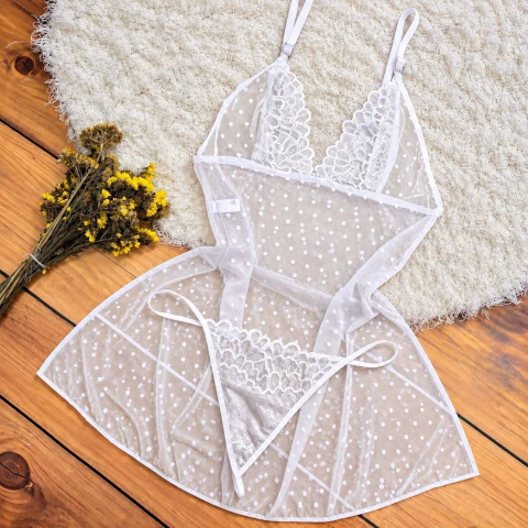 Baby doll de Tul y Encaje