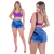Bermuda Feminina Jeans Barra Dobrada Curta 4 Botões - loja online