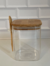 Frasco hermético de vidrio con cuchara 700 ml - comprar online