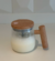 Jarrita de vidrio batidora 400 ml con tapa - comprar online