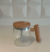 Jarrita de vidrio batidora 400 ml con tapa