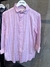 Camisa rayada de algodon elastizada - comprar online