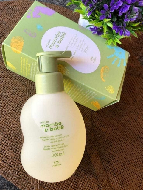 Sabonete liquido mamãe e bebe