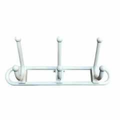 Perchero Triple Para Pared Blanco
