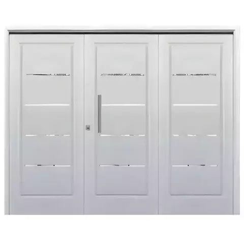 Porton Doble Chapa Inyectada 3 Hojas Barral Recto - comprar online