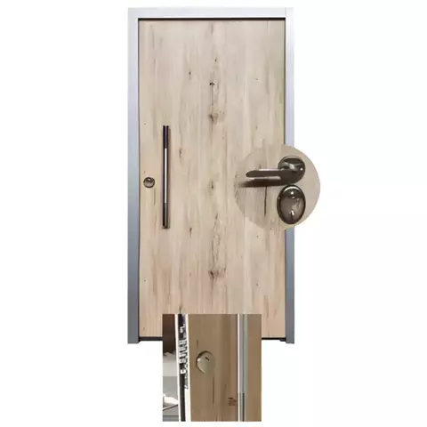 Puerta Multianclaje Simil Madera - Hierromas - comprar online
