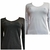 Blusa Feminina Manga Longa Ribana Canelada Gola V - loja online