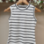 Blusa Regata Luna Feminina Canelada Listrada
