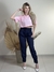 Calça Alfaiataria Feminino Poliester Elastano Basica
