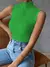 Blusa Regata Gola Alta Canelada sem Manga - loja online