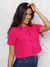 Camisa Feminina Curta com Botão Verão na internet