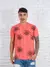 Camiseta masculina estampada gola redonda
