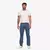 Calça jeans masculina Slim azul com elastano