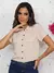 Camisa Feminina Curta com Botão Verão
