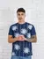 Camiseta masculina estampada gola redonda - loja online