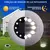 Imagem do Luz de disco led luz solar subterrânea para jardim