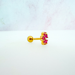 Piercing flor rubelita - comprar en línea