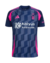 Camisa-do-Nottingham-Forest-Away-24-25-na-cor-azul-marinho-com-detalhes-em-rosa-e-logotipo-da-Adidas.
