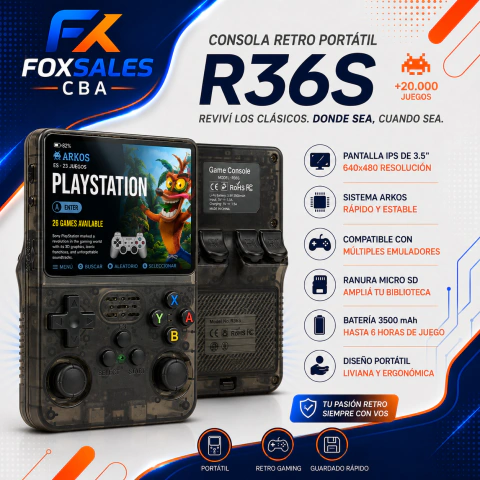 Consola Retro Portátil R36s