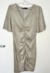 Vestido Bege tipo Camurça - ZARA
