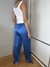 Calça azul animal print - NK STORE na internet