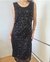 Vestido em paetê preto