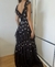 Vestido longo chiquérrimo - com aplicações