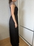 Vestido preto com bordado - BASIX BLACK LABEL - BSMB  - MODA CIRCULAR