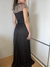 Vestido preto com bordado - BASIX BLACK LABEL - loja online