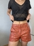 Shorts 100% couro com ilhós - BO.BÔ - comprar online