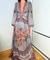Vestido estampado com recortes - Agilita