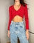 Cropped vermelho - NV - comprar online