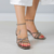 Sandalia Salto Grosso Liso Verniz - comprar online