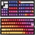 DUCKY KEYCAP SET AFTERGLOW SA US ABS SEAMLESS DOUBLE SHOT en internet