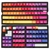 DUCKY KEYCAP SET AFTERGLOW SA US ABS SEAMLESS DOUBLE SHOT - Ai-Tech
