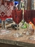 Copas rojas de cristal - comprar online