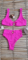 Biquíni ILHA GRANDE Hot Pants com Estrela Pink
