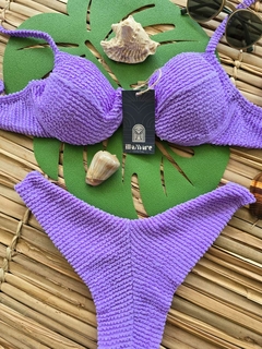 Imagem do Biquíni BAHAMAS Asa Delta Aro Retrô Lavanda