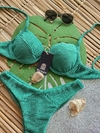 Biquíni BAHAMAS Asa Delta Aro Retrô Verde Sálvia - comprar online