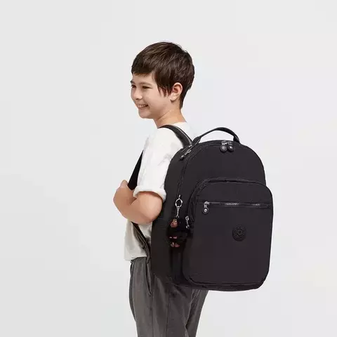 Mochila Kipling Seoul - True Black - comprar online