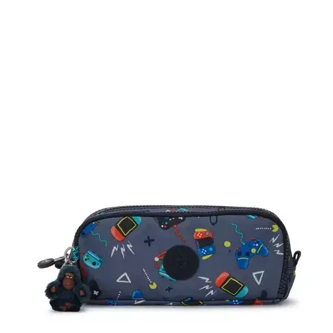 Estojo Kipling Gitroy - Gaming Grey