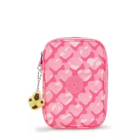 Estojo Kipling 100 Pens - Adorable Hearts